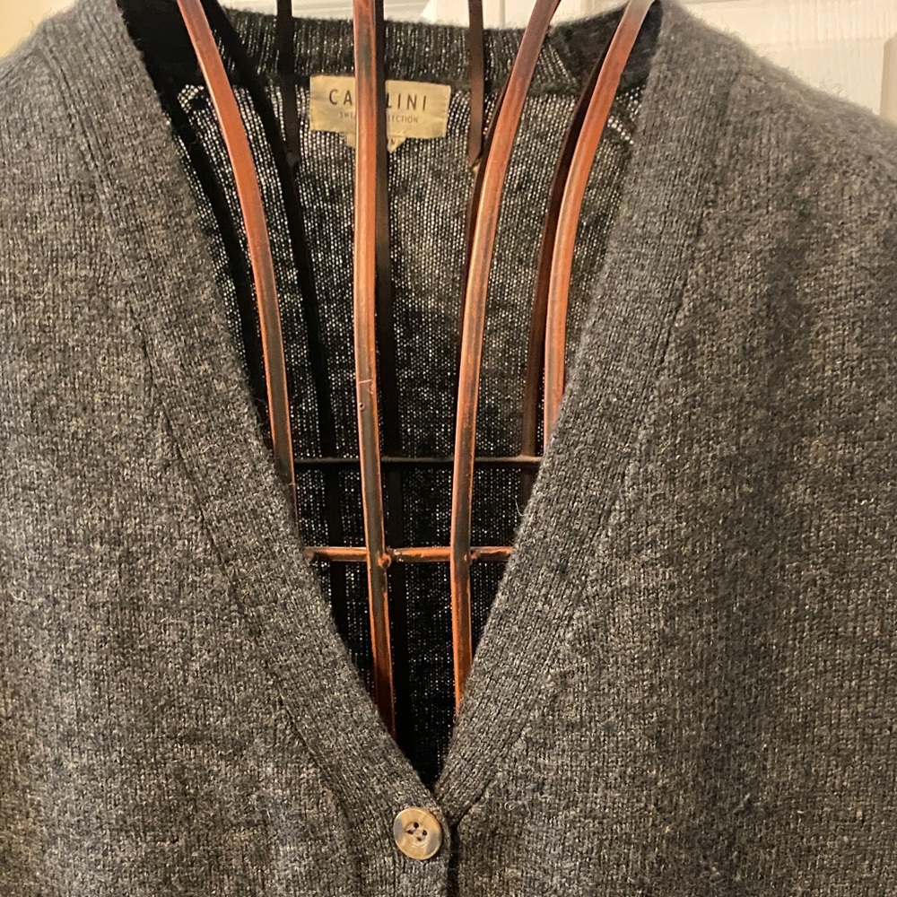 Dark Gray Button-Up Cardigan - Picture 3 of 6